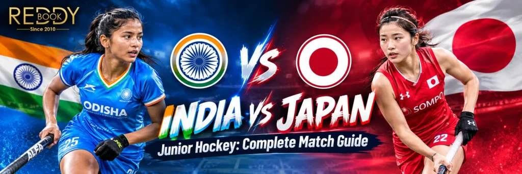 India vs Japan Junior Hockey captains img with reddyanna