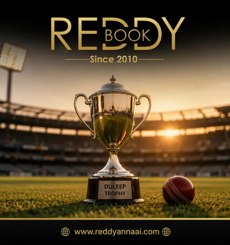 Duleep Trophy finnal cup with reddyanna